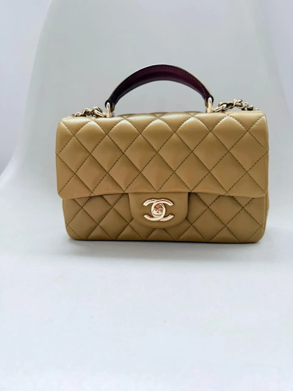 CHANEL BOLSO TOP HANDLE CAVIAR QUILTED